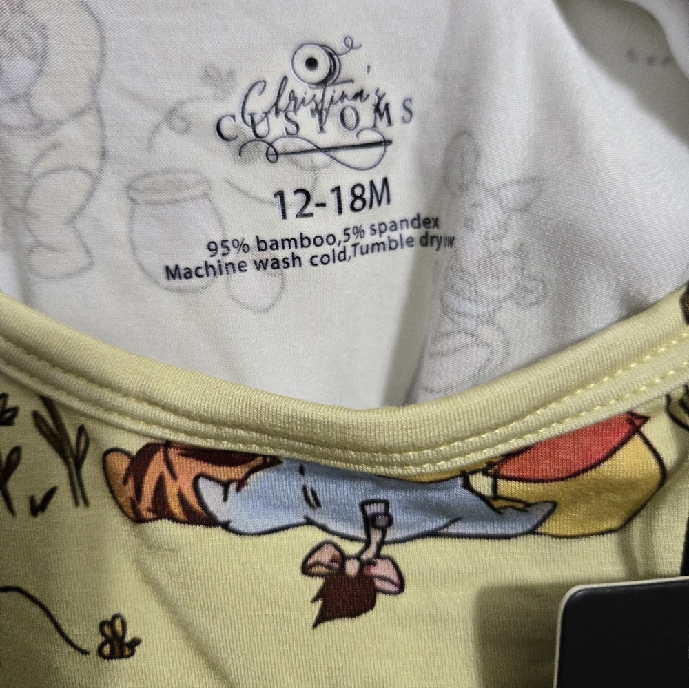 Custom Winnie The Pooh Bamboo Shirt - Picture 3 of 3